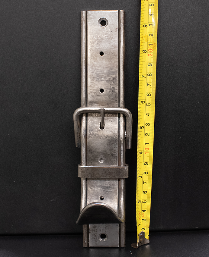 Steel Belt Hanger - Handcrafted Metal Industrial