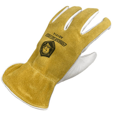 Leather Drivers Gloves - Work Gloves - Armour Guard AG-1414 - PPE -Super Premium Pearl Cowhide Palm with Cowhide Split Drivers Glove, Unlined USA Welding Supply
