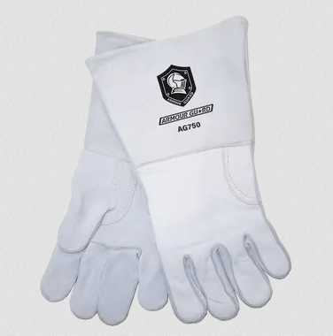 STICK Welding Gloves Top-grain Cowhide Leather with DuPont Kevlar Stitching - Stick Welders Gloves - Armour Guard AG-750 USA Welding Supply