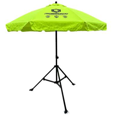 Welder's Umbrella - Lime Green, 7' Diameter Great for Outdoor Welding, Construction - Umbrella Only USA Welding Supply