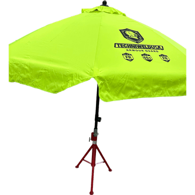 Welder's Umbrella - Lime Green, 7' Diameter Great for Outdoor Welding, Construction - Umbrella Only USA Welding Supply