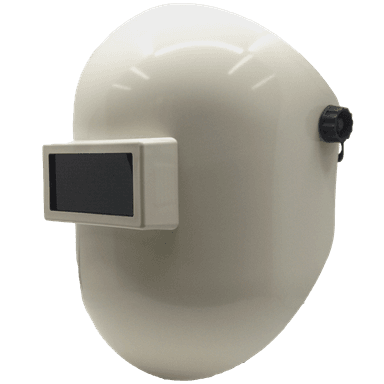 Armour Guard Sugar Scoop 2 x 4.25" White Fiberglass Pipeliner Welding Helmet