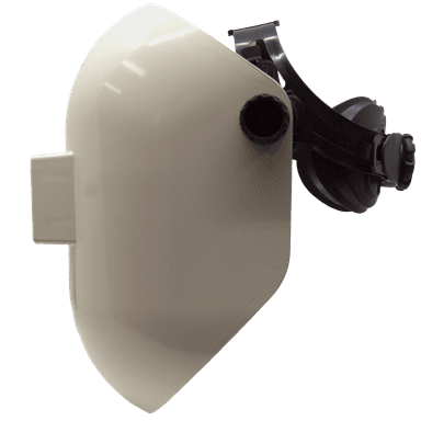 Armour Guard Sugar Scoop 2 x 4.25" White Fiberglass Pipeliner Welding Helmet