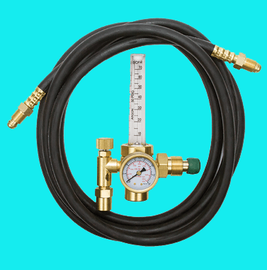 WELDING PRESSURE REGULATOR FLOWMETER, OXYGEN, PROPANE, ACETYLENE ETC
