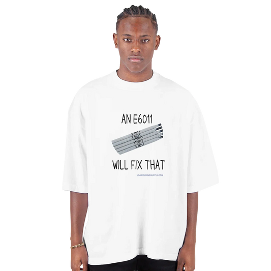 Men's T-Shirt - E6011 - Oversized Drop-Shoulder Crewneck  | Shaka Wear SHGDD