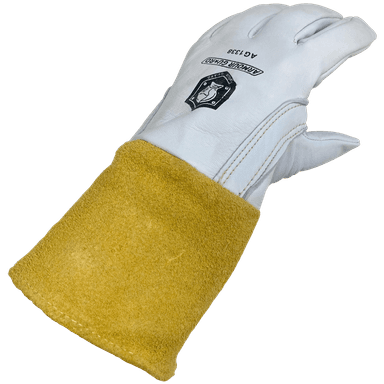 Leather Welding Gloves Cowhide / Goatskin with Kevlar Stitching - TIG - Armour Guard AG-1338 USA Welding Supply