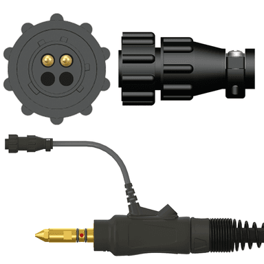 Mig Star 400 AMP Air Cooled 15 ft. Tweco compatible front and Back end MIG Gun with 1/16“ Liner