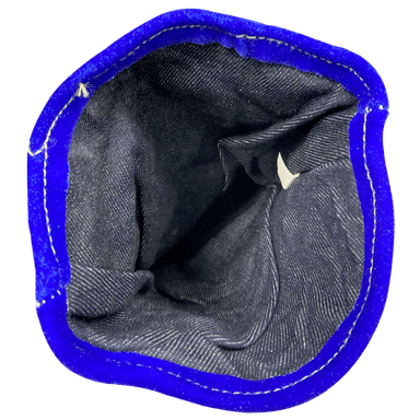 Stick Welding Glove - Side Split Cowhide - Durable, Blue, - 14” USA Welding Supply