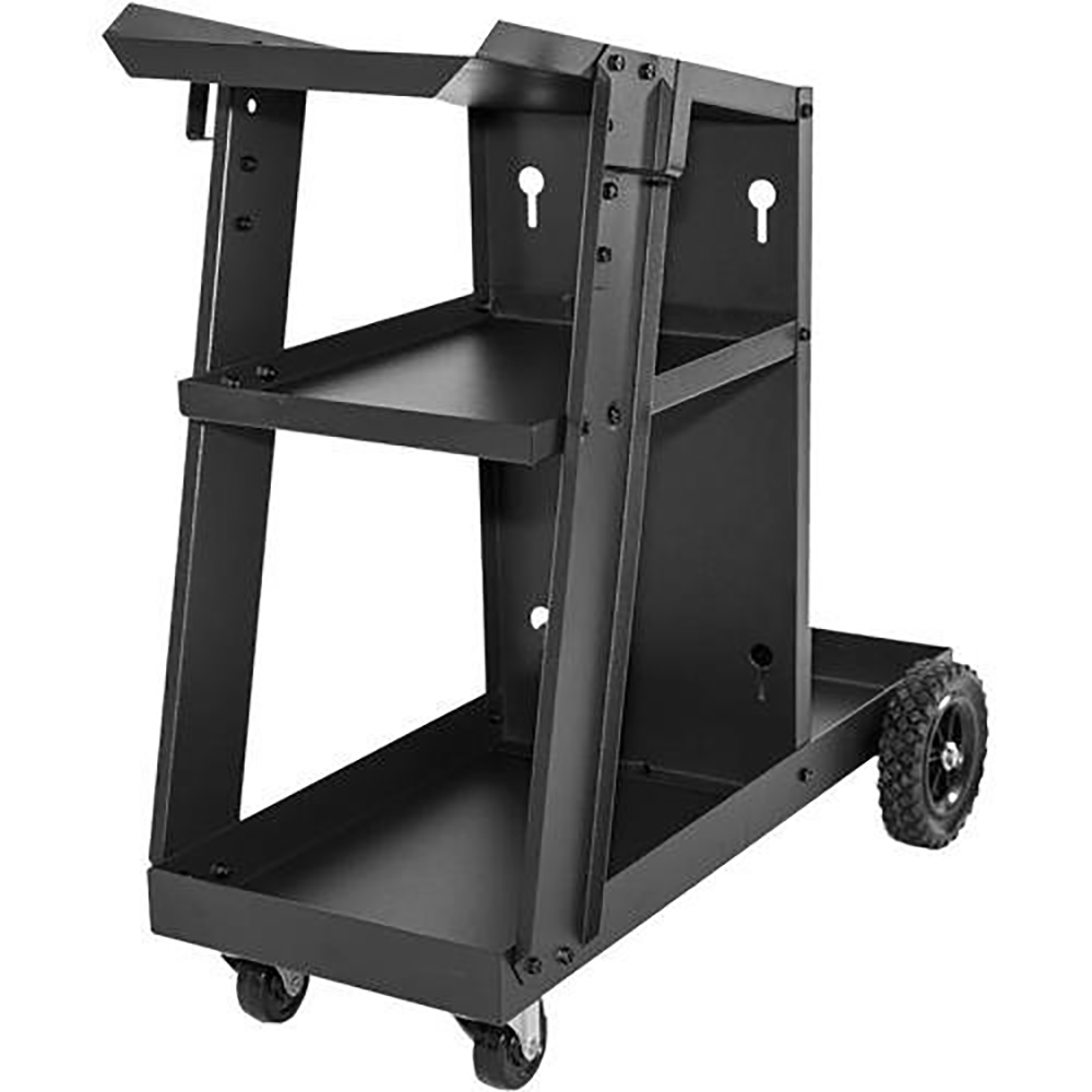 Welding Cart - Metal Man Three-Tier Mig Cart for Welding Supplies