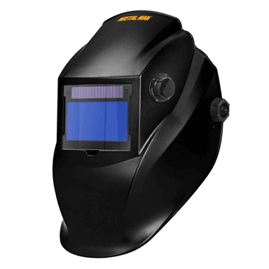 WELDING HELMET - METAL MAN AD 9-13 Var SDRG Black Helmet - AB8735SGC USA Welding Supply