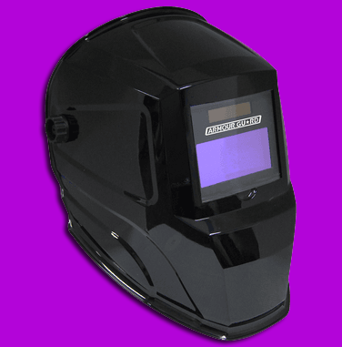 Welding Helmet - Case of 4 - Armor Guard Spartan with Auto-darkening Technology USA Welding Supply