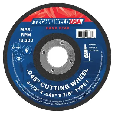 Cutting Wheel - 4-1/2" x .045" x 7/8" Sand Star