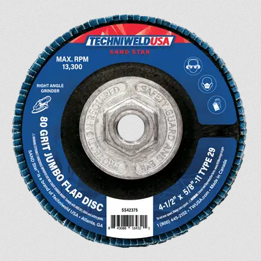 Flap disc - jumbo - 80 grit 